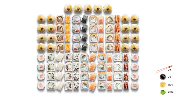 Страва Сет Х100 меню SUSHI MASTER UA Сет Х100 меню SUSHI MASTER UA